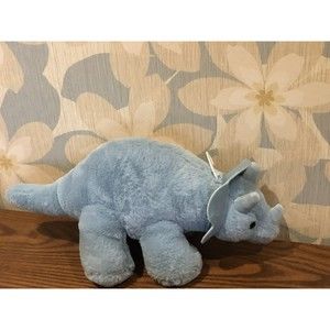 KellyBaby Kelly Baby Plush Blue Dinosaur Toy Infant Stuffed Animal Boys 12" NWT